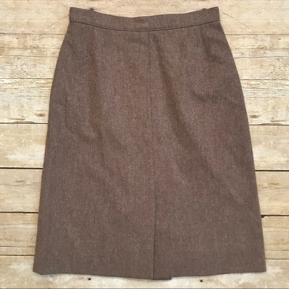 Vintage Jones New York High Waist Skirt Br…